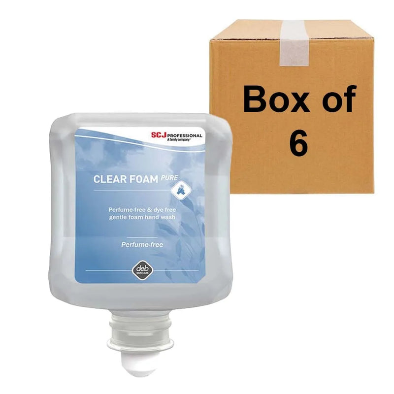 Deb Refresh Clear Foam Wash - 1 Litre Cartridge - Box of 6