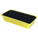 Light Goldenrod Spill Tray With Grid General Purpose 31ltr Bund