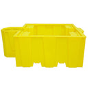 Gold IBC Spill Pallet For 1 x 1000ltr IBC With Integral Dispensing Area