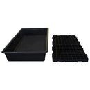 Black General Purpose Drip Tray With 2 Grids