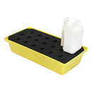 Light Goldenrod Spill Tray With Grid General Purpose 31ltr Bund