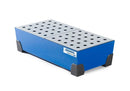 Light Gray Spill Tray For Small Containers Classic-Line, Steel, Paint, W Galv. Perf. Sh, 40 Litre