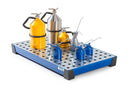 Light Gray Spill Tray For Small Containers Classic-Line, Steel, Paint, W Galv. Perf. Sh, 30 Litre