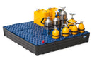 Dark Slate Gray Spill Tray For Small Containers Pro-Line In Polyethylene (PE) With Grid, 205 Litres