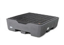 Dim Gray Spill Pallet Pro-Line In Polyethylene (PE) For 4 Drums, With Grid and Leak Indicator