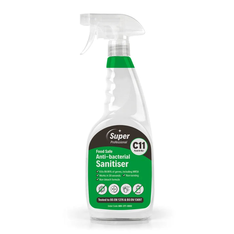 750ml Hard Surface Anti Bac Sanitiser Spray - Food Safe