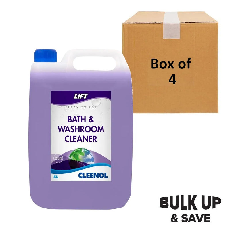 5 Litre Multi Buy Bundle Cleenol Enviro Washroom & Bathroom Cleaner - Box of 2