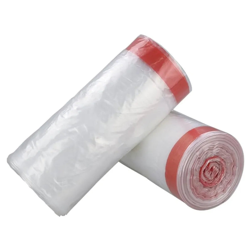 20 Litre Clear Drawstring Bin Liners - 120 Bags