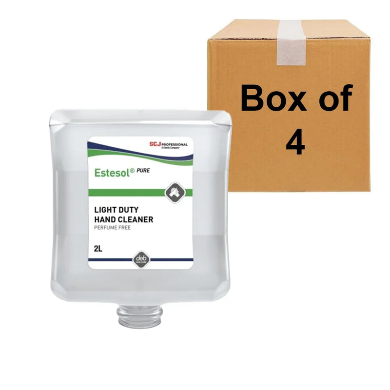 Box of 4 Deb Estesol Lotion Pure - 2 Litre Cartridge