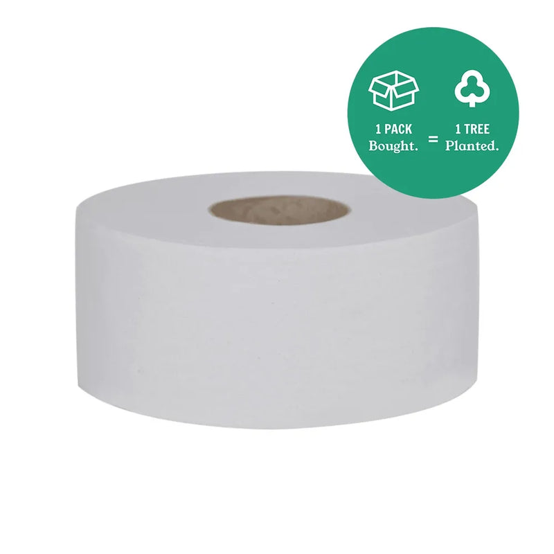 2-Ply Serious Tissues Jumbo Toilet Roll - Pack of 6