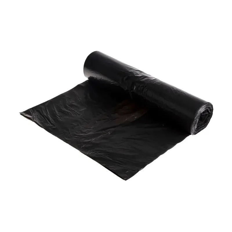 80 Litre Standard Black Bin Bags - Roll of 50