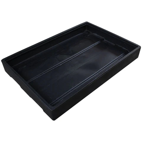 Black Recycled 2 Drum Spill Tray 130ltr Sump Capacity
