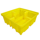 Drum Spill Pallet With Extra Capacity 4 x 205 Litre Drums