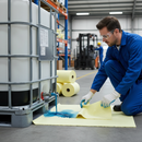 Premium Mediumweight Chemical Absorbent Roll - 38cm x 46m for Versatile Liquid Cleanup