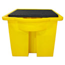 IBC Spill Pallet For 1 x 1000ltr IBC With Integral Dispensing Area With Grid