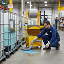 Premium Heavy Duty Absorbent Station - 1.5mm Mild Steel with Locking Castors for Easy Accessibility