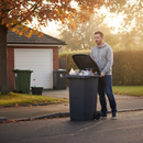 Premium 240 Litre Wheelie Bin with Durable Rubber Wheels for Easy Mobility and Weather Resistance