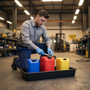 Premium 65 Litre Drip Tray for Spill Containment and Liquid Dispensing - Portable and Versatile