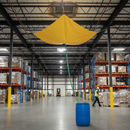 Premium Heavy Duty Roof Drip Diverter Kit with 15' x 15' Vinyl-Coated Fabric and Drainage Hose for Leak Management