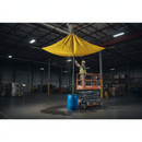 Premium Roof Drip Diverter 12' x 12' - Heavy Duty Vinyl-Coated Fabric for Effective Leak Management