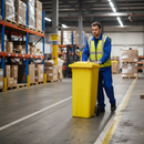 Premium 140 Litre Wheelie Bin with Durable Rubber Wheels, Lightweight Design and Weather-Resistant Construction