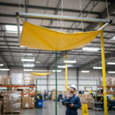 Premium Roof Drip Diverter 20' x 20' - Heavy Duty Vinyl-Coated Fabric with Standard Hose Hook Up