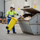 Premium 120 Litre Wheelie Bin - Lightweight, Durable, and Weather Resistant with Rubber Wheels for Easy Mobility