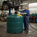 Premium 2,355 Litre Plastic Bunded Waste Oil Tank with Key Lock Security and Corrosion Resistance for Safe Storage