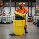 Premium 65 Gallon Poly-Overpack Salvage Drum for Secure Hazardous Waste Transport and Containment