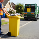Premium 120 Litre Wheelie Bin - Lightweight, Durable, and Weather Resistant with Rubber Wheels for Easy Mobility
