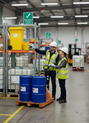 Premium Emergency Chemical Spill Kit Sign - Self-Adhesive Vinyl or Rigid Plastic, High Gloss Finish for Workplace Safety