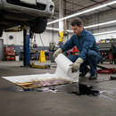 Premium Mediumweight Oil Roll 38cm x 46m - Hydrophobic Oil Absorbent for Efficient Spill Recovery