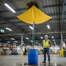 Premium Heavy-Duty Roof Drip Diverter Kit with 10 oz Vinyl-Coated Fabric and 7.6m Drainage Hose for Office Leak Protection