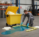 Premium Chemical Wheelie Bin Spill Kit - 600 Litre for Hazardous Liquids with Pro-Active Environmental Protection