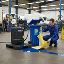 Premium 120 Litre Spill Kit for AdBlue Liquid with Wheeled Bin, Absorbent Socks, Pads, and Cushions for Quick Response