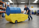 Premium Heavy Duty Single 205 Litre Drum Dolly with Large Wheels for Safe Transportation and Dispensing