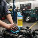 Premium Heavy Duty Scrub Wipes - 6 x 2L Tubs, Kills Viruses & Bacteria, Moisturizing and Solvent-Free