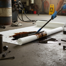 Premium Heavyweight Oil Roll 76cm x 46m - Hydrophobic, High Absorbency for Selective Oil Absorption