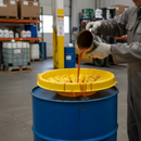 Premium Universal Poly Drum Funnel with Wide Mouth and Scallop Design for Efficient Liquid Transfer