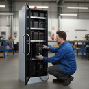 Premium Lithium-Ion Battery Cabinet with Fire Suppression System and Charging Points for Safe Storage