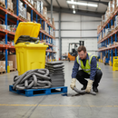 Premium 360 Litre Spill Kit in Wheeled Bin - Portable and Fast Absorbing for Non-Hazardous Spills