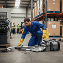 Premium 75 Litres Portable Spill Kit in Clear Bag for Non-Hazardous Liquid Cleanup