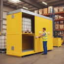 Premium Heavy Duty Dual Purpose Drum Storage Unit for 24 x 205 Litre Drums or 6 x 1000 Litre IBCs with Leak Proof Sump