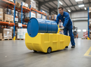 Premium Heavy Duty Single 205 Litre Drum Dolly with Large Wheels for Safe Transportation and Dispensing