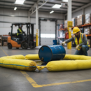 Premium Chemical Land Boom - 12cm x 3m for Quick Spill Containment of Oils and Chemicals, Pack of 4