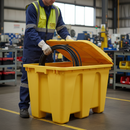 Premium Heavy Duty 500 Litre Storage Bin for Grit, Salt, Sand, and Marine Equipment - UV Stabilised and Chemical Resistant