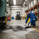 Premium Lightweight General Purpose Absorbent Pads for Oil and Water-Based Liquids - 100 Pack with High Absorbency Features