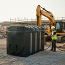 Premium 2,500 Litre Plastic Bunded Fuel Tank with 230v Pump and Robust Design for Industrial Use