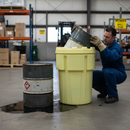 Premium 110 Gallon Poly-Overpack Salvage Drum for Secure Storage and Transportation of Hazardous Materials