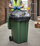 Premium Heavy Duty Wheelie Bin Liners - 240L Capacity, 140 Gauge & 280 Gauge Options, Ideal for Domestic and Industrial Use